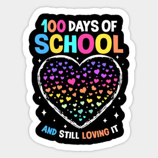 100Th Day Of School Boys Girls 100 Days Of School Teacher Sticker